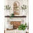 Kost Farmhouse Arched Window Wall Mirror