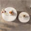 Ensemble de tables basses rondes festonnées blanches-202316253