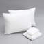 Literie double avec taie d'oreiller - 2 oreillers, drap, protège-matelas. Draps 100% microfibre pour un sommeil serein. Oreillers. Protecteur contre les déversements, les punaises de lit,. Draps doubles. Oreiller blanc