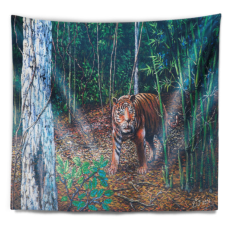 Polyester Tapestry, 50" H x 60" W