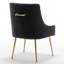 Chaise d'appoint en velours beige Baudel-1563904544
