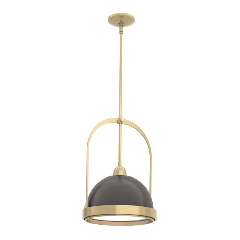 Atlas 1 - Light Single Dome Pendant, Oil Rubbed Bronze, Modern Brass