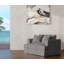 Chaise et demi et repose-pieds de Cadin