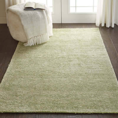 Tapis vert citron touffeté à la main Zendejas