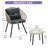 3-Piece Wicker Cushioned Patio Bistro Set-1197906988
