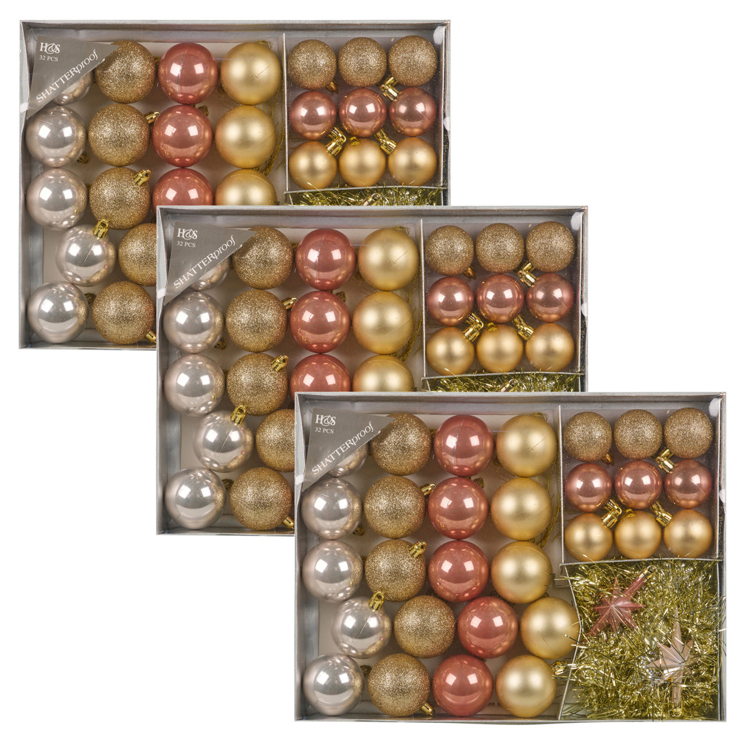 Die Saisontruhe 96-tlg. Weihnachtsbaumschmuck-Set