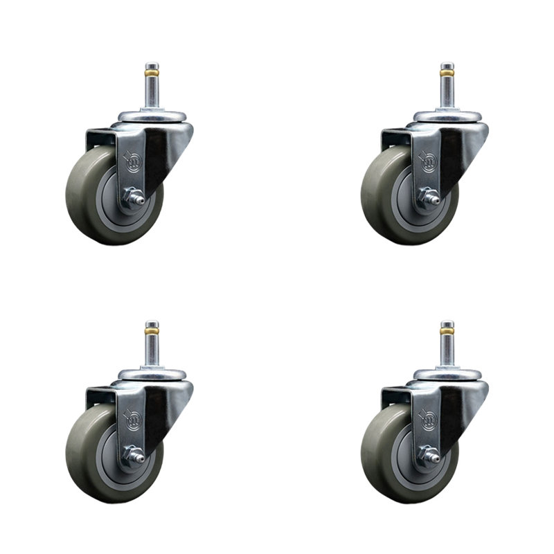 Polyurethane Caster, Gray