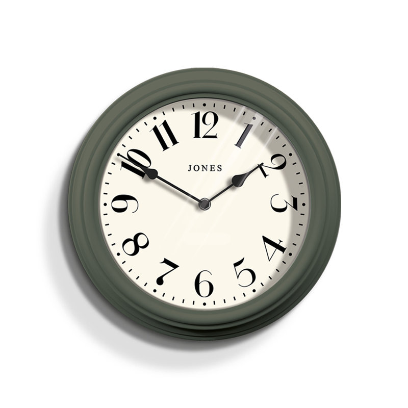 Venetian Acrylic Wall Clock, Pale Green