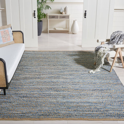 Doleman Hand Woven Jute Striped Rug