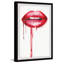 «Kissable Lips», reproduction encadrée-1525956507