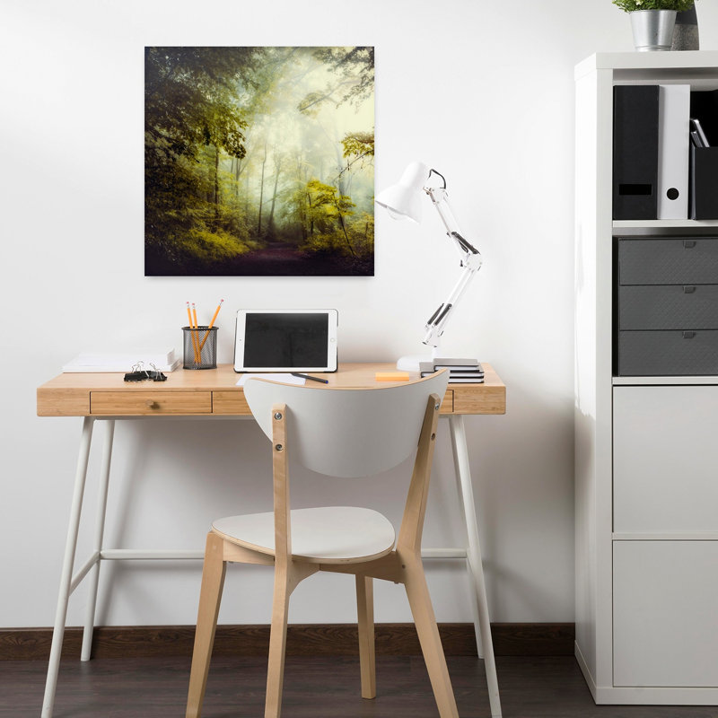 Glorious Woods, paysage contemporain abstrait, art naturel, H 18 po x l 18 po
