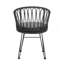 CHAISE, 2PCS avec 2 coussins, gris