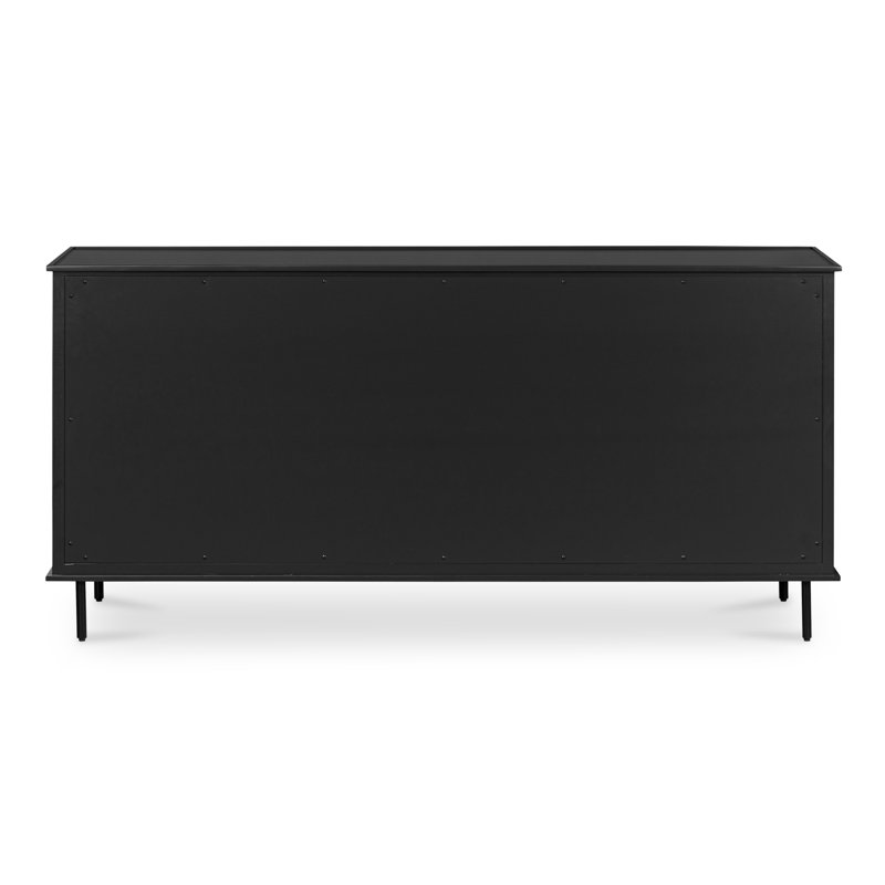 Satie 6 DRAWER DRESSER, Black