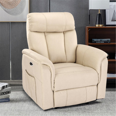 Faux Leather Recliner