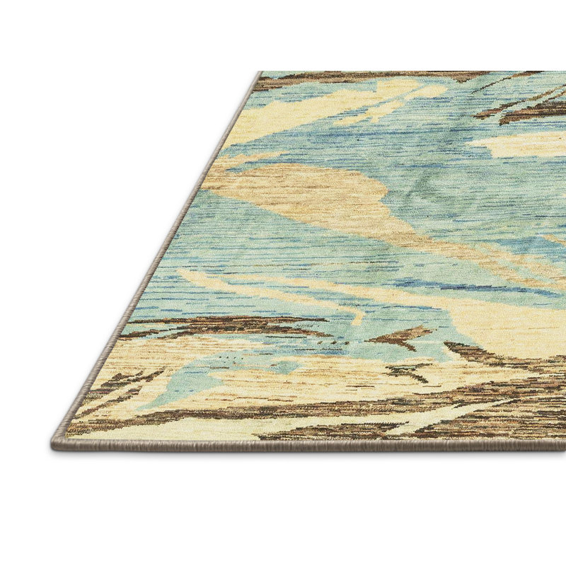 Abstract Indoor Rug, Rectangle 4' x 6'