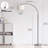 Nalayiah 74.4'' Arc/Arched Floor Lamp-2008682209