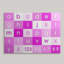 «Alphabet» par Justin, art textuel en rose-18660005-26130789