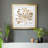 Golden Gilt Bloom I - Gilded Bloom Wall Art, Matted and Framed Under Acrylic Glass, Living Room and Dining Room Wall Art-1627099021-1627099019-1627092108