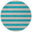 Tapis extérieur rond lavable antidérapant 8 pi