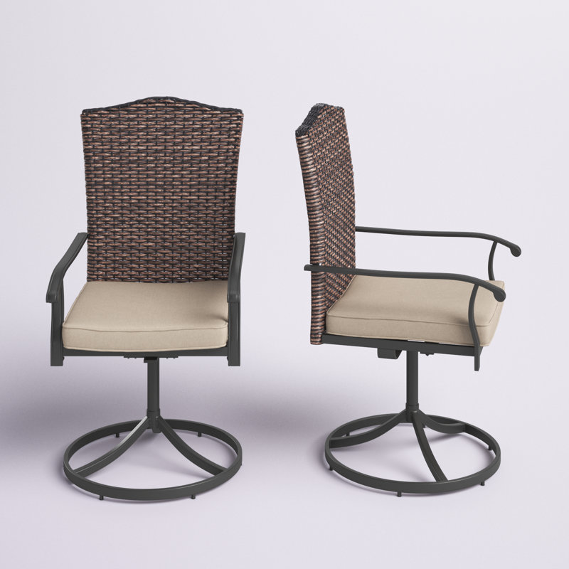 Chaise de terrasse avec coussin Argirios