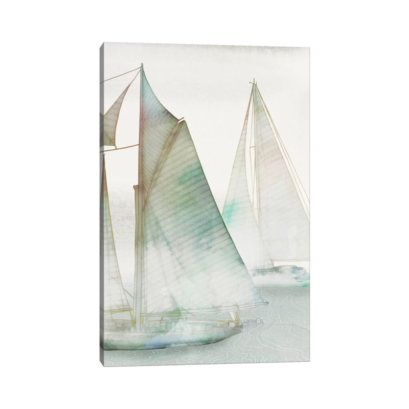 Glide III by Edward Selkirk - Wrapped Canvas Painting, 152.5 cm H x 101.5 cm W