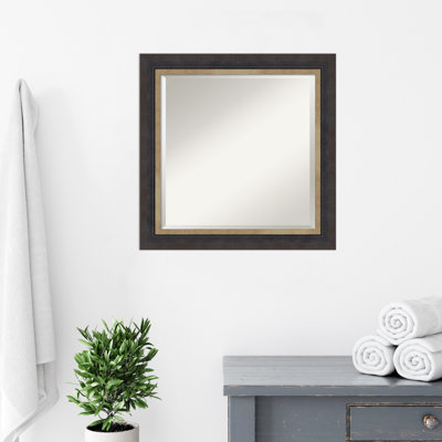 Miroir mural en bois Earnice