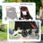 4 Wheels Dog Stroller (Black; Red)