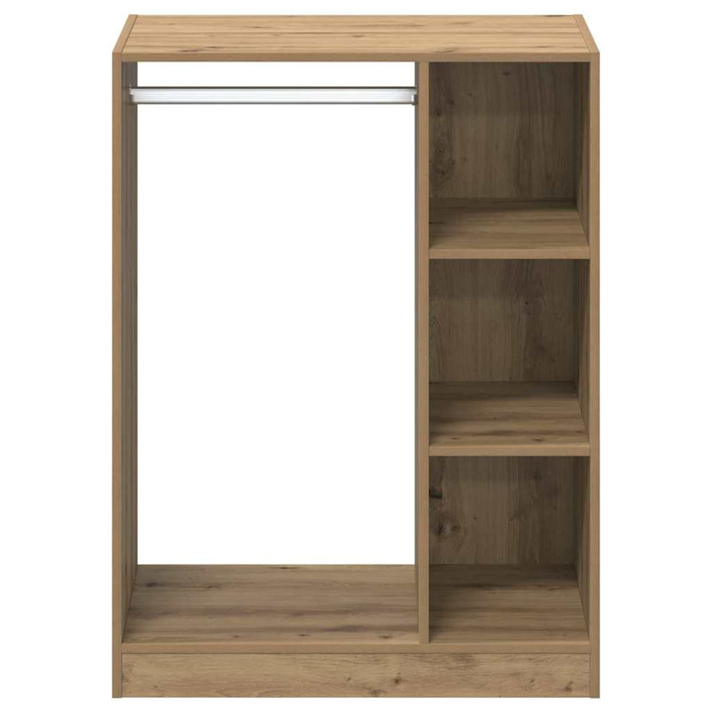 Wardrobe 77X48x102 Cm Engineered Wood, Artisan Oak