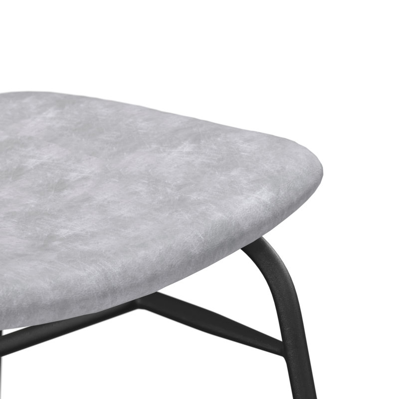 Chaise d'appoint Budd, Gris cendre