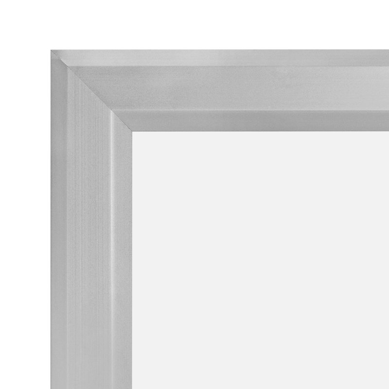 Cadre en aluminium Snapezo 11x17, 8,5 po x 11 po, Argent