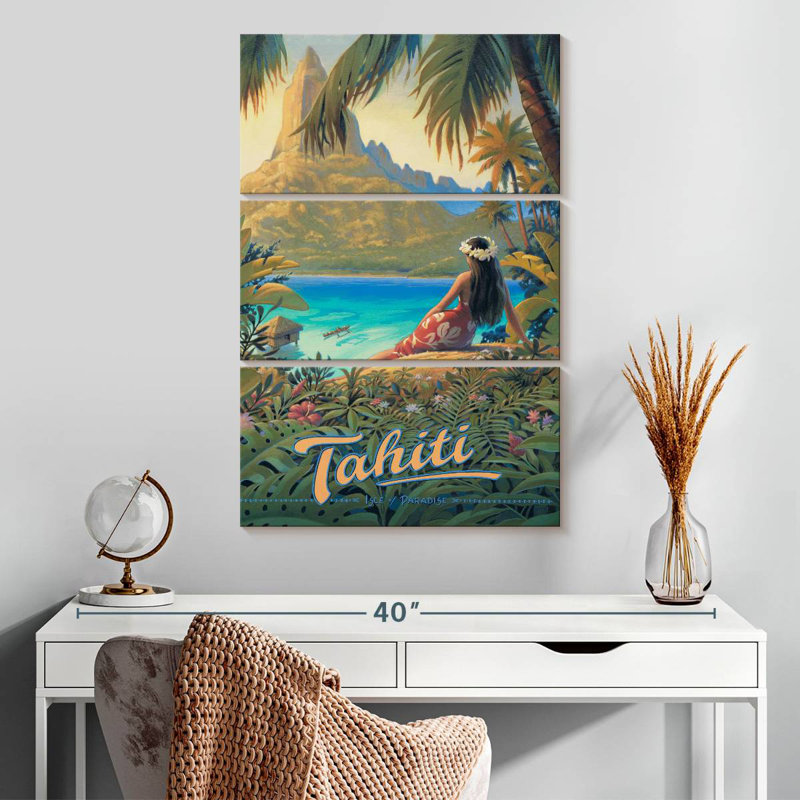 Gillard Tahiti I, H 32 po x l 20 po