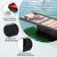 Pare-chocs latéral pour quai de bateau robuste Gaahing, protection de bordure pour quai et protection de pilier, comprend les vis de fixation et l'adhésif (10 pièces x 19,7 po)-113399201