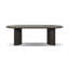 Paden Outdoor Metal Dining Table-94"-Bronze