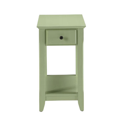 Plateau rectangulaire en bois avec un tiroir