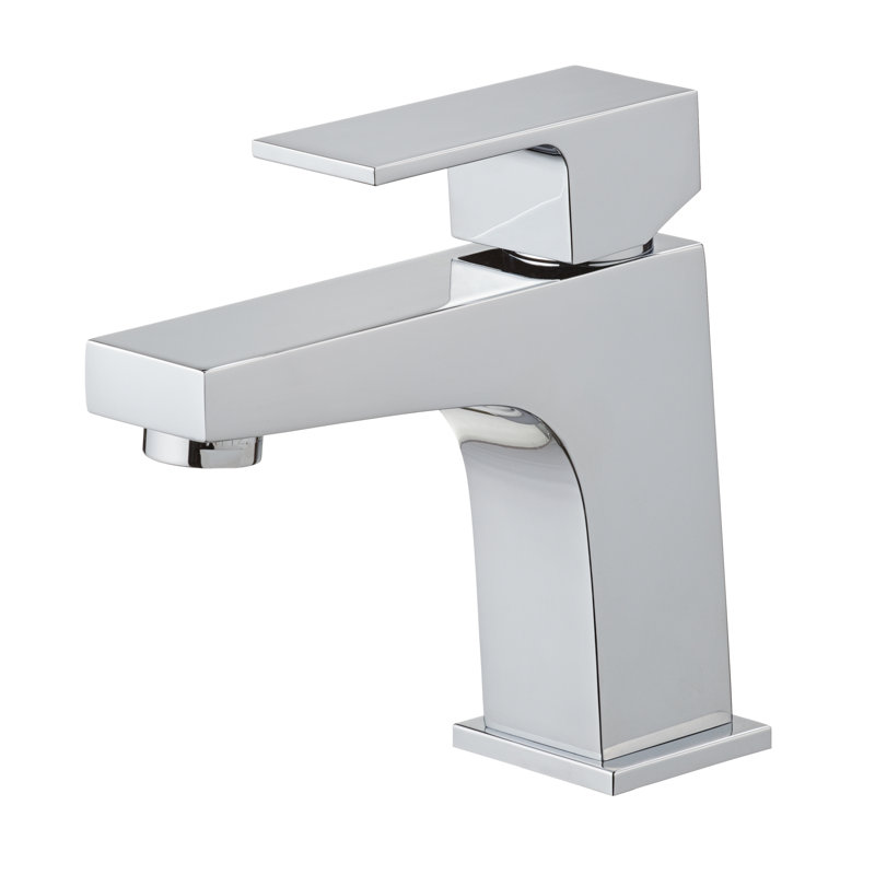 Single-handle Bathroom Faucet with Drain Assembly, Chrome