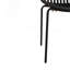 Chaises de salle à manger de patio empilables avec design respirant de style moderne et simple (ensemble de 2), pieds en métal + dossier en plastique-1504971725