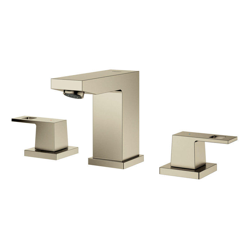 Robinet de salle de bain Eurocube®, Nickel brossé