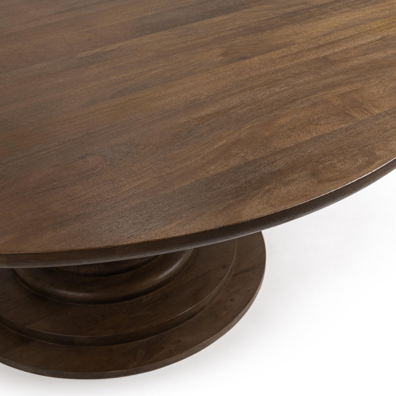 Hera Mango Wood Round Dining Table