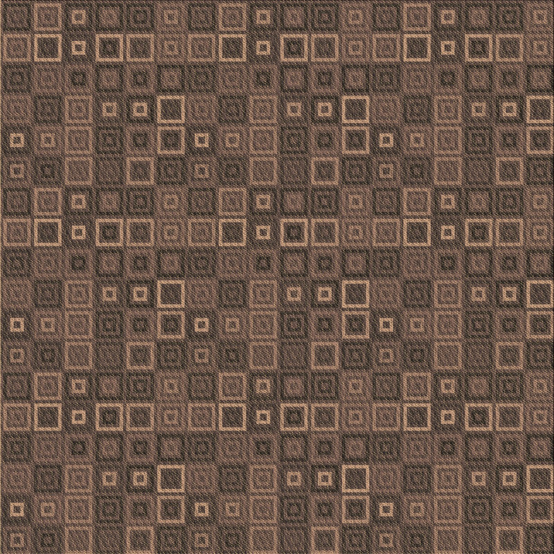 Performance Wool Geometric Indoor Rug, Square 5'