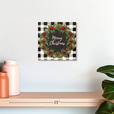 Lelend Buffalo Plaid Christmas Wreath
