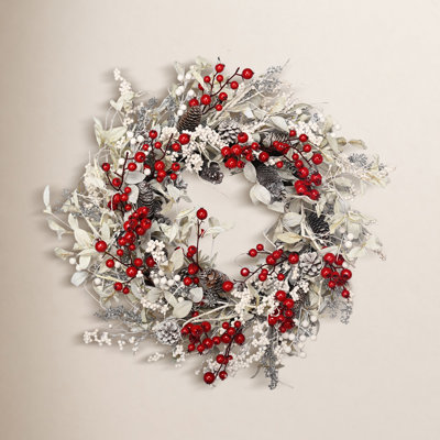 26" Handcrafted Christmas Wreath