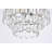 Stiner 3-Light Crystal Tiered Flush Mount-57281650-57281649