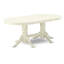 L'ensemble 5 pièces comprend une table de salle à manger en bois et 4 chaises Parson Shitake en lin foncé à haut dossier - Lin blanc-1255967302-1255967301-1323717778