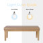  Banc Oslo - Similicuir sable