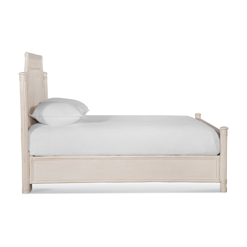 Summer Retreat Rattan Bed, Bisque, Queen