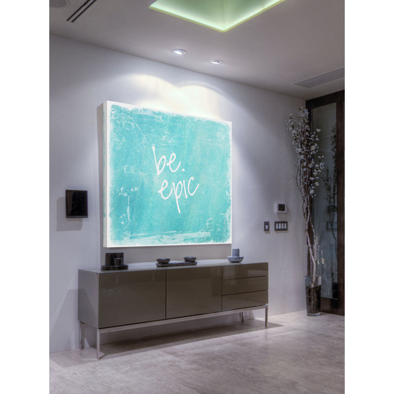« be epic-square » par sylvia cook, reproduction d’art sur toile tendue, H 48 po x l 48 po x P 1,5 po