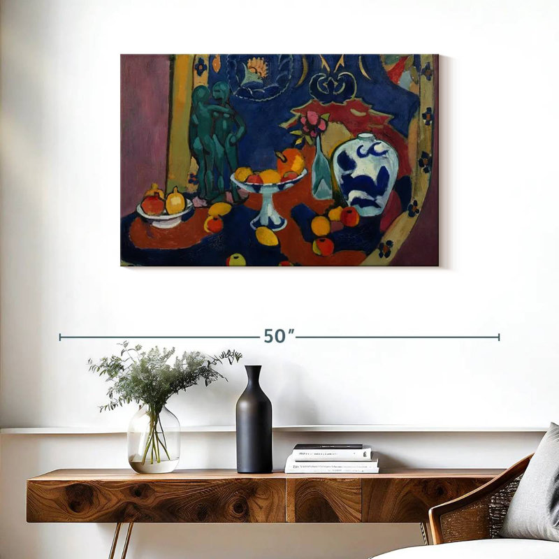 Fruit et bronze, H 24 po x l 36 po