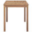 Stapleton Rectangular Teak Outdoor Dining Table , 120cm cm W 70cm cm D