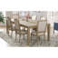 Ensemble de table de salle à manger extensible 7 pièces 78,1 pouces avec rallonge amovible de 18 pouces, 6 chaises de salle à manger rembourrées, 2 tiroirs intégrés-1734320267-1734320279-1734320265