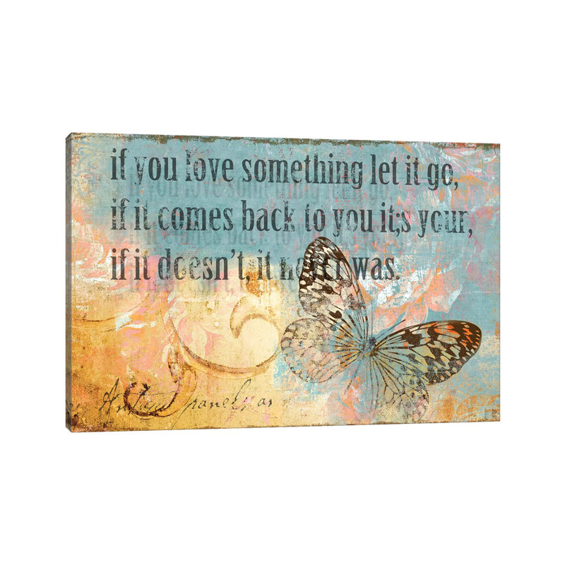 Let It Go by PI Studio - Wrapped Canvas Panoramic Print, 20.32 cm H x 30.48 cm W